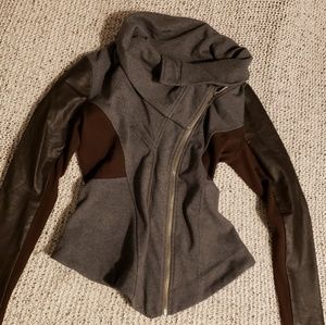 Venus Jacket with Leather Details NWOT